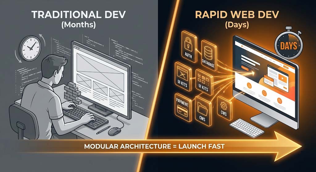 Rapid Web Development - Custom Websites Delivered in Days